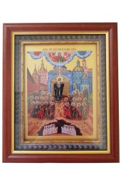 Икона Божьей Матери Непроходимая Дверь 22 на 26 см в киоте, арт КИоИ-09