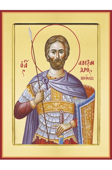 Икона  Александр Невский, арт PKI-СВ-16