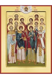 Икона Собор 12-ти святых целителей, арт PKI-СВ-70