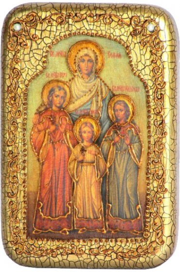 Икона Вера, Надежда, Любовь и их мать София, арт ИРП-105