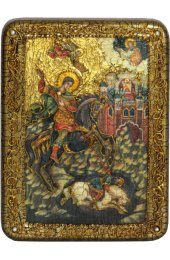 Икона Чудо Дмитрия Солунского о царе Калояне, арт ИРП-244