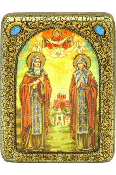 Икона Кирилл и Мария Радонежские, арт ИРП-256