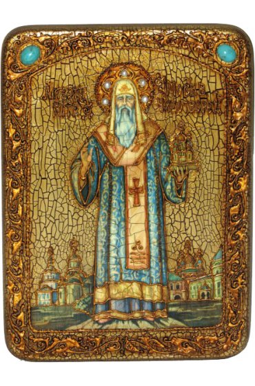 Икона Алексий митрополит Московский, арт ИРП-426