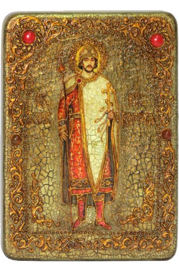 Икона Борис благоверный князь, арт ИРП-434