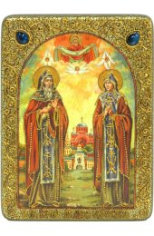 Икона Кирилл и Мария Радонежские, арт ИРП-466