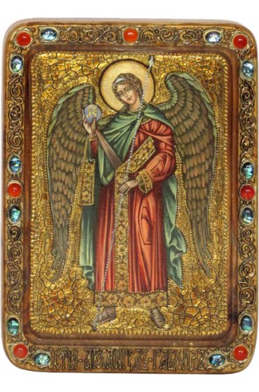 Икона Архангел Гавриил писаная, арт ИРП-641