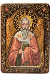 Икона Григорий Богослов писаная, арт ИРП-645