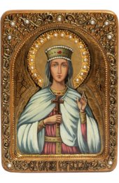 Икона Елена Сербская писаная, арт ИРП-675