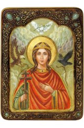 Икона Ирина Македонская писаная, арт ИРП-677