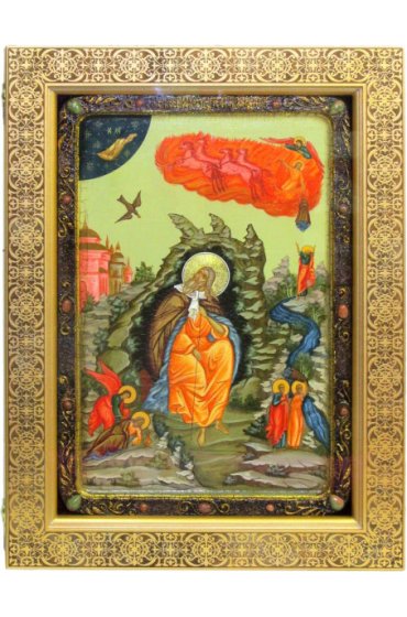 Икона Илия Фесфитянин рукописная, арт ИРП-728