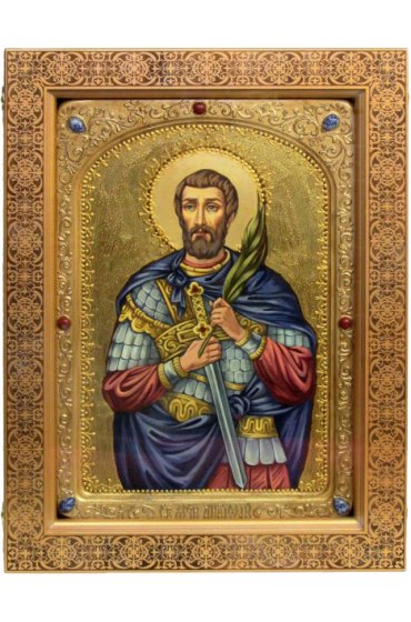 Икона Анатолий Никомидийский рукописная, арт ИРП-738