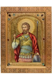 Икона Виктор Дамасский рукописная, арт ИРП-739
