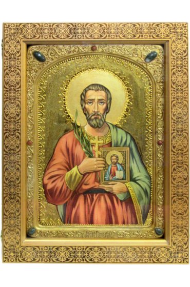 Икона Евгений Севастийский рукописная, арт ИРП-742