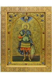 Икона Иоанн Воин рукописная, арт ИРП-743