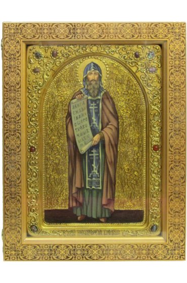 Икона Кирилл равноапостольный рукописная, арт ИРП-745