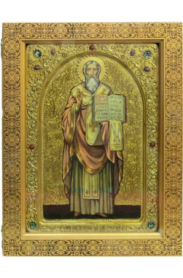 Икона Мефодий Моравский рукописная, арт ИРП-748