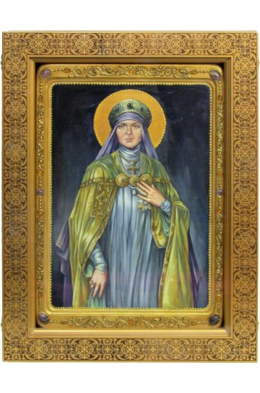 Икона Ангелина Сербская рукописная, арт ИРП-749
