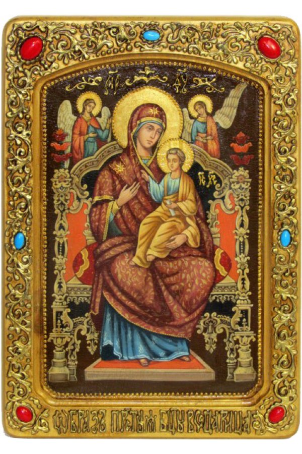 Купить икону Божья Матерь Всецарица рукописная, арт ИРП-755 по низкой ...