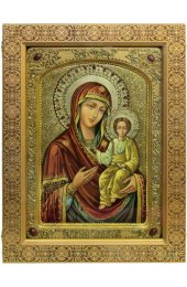 Икона Смоленская Божья Матерь рукописная, арт ИРП-756