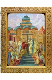 Икона Воздвижение Креста Господня рукописная, арт ИРП-764