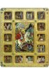 Икона Чудо Георгия о змие с житийными сценами писаная, арт ИРП-792