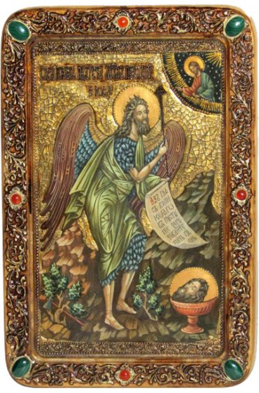 Икона Иоанн Предтеча рукописная, арт ИРП-797