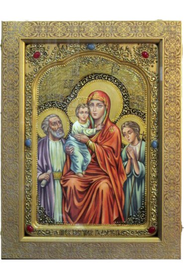 Икона Богородицы Трех Радостей рукописная, арт ИРП-886