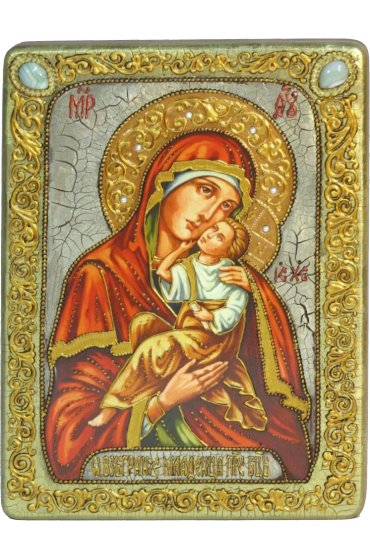 Икона Божья Матерь Взыграние младенца, арт ИРП-908