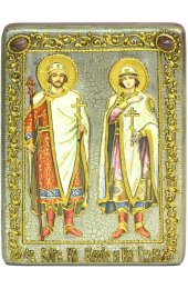 Икона Борис и Глеб благоверные, арт ИРП-931