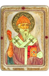Икона Спиридон Тримифунтский писаная, арт ИРП-934