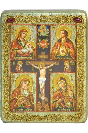 Икона Божьей Матери Четырехчастная материнство, арт ИРП-949