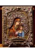 Икона Божья Матерь Казанская 32*25 см перегородчатая эмаль с уголками арт Ре-367