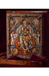 Икона Троица Новозаветная 50*40 см арт Ре-390
