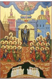 Икона Божья Матерь Непроходимая Дверь 22 на 28 см рукописная, арт ИР-1432