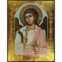 Икона Ангел Хранитель 10 на 13 рукописная, арт ИРГ-951