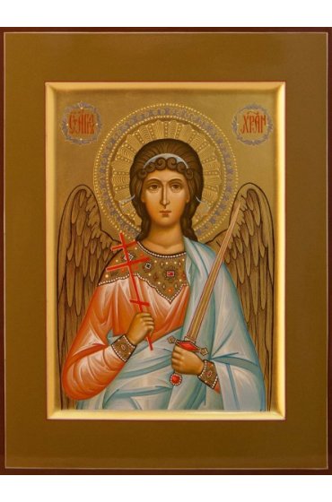 Икона Ангел Хранитель писаная, арт ИР-0140