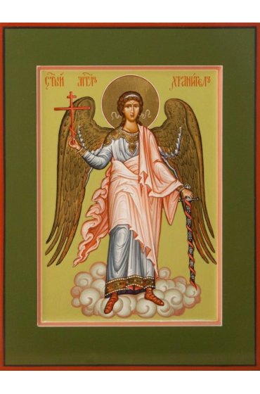 Икона Ангел Хранитель писаная, арт ИР-0153
