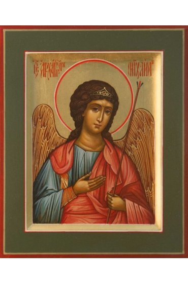Икона Михаил Архангел писаная, арт ИР-0247