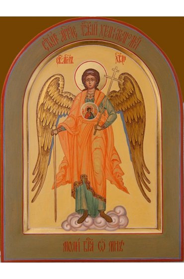 Икона Ангел Хранитель писаная, арт ИР-0623