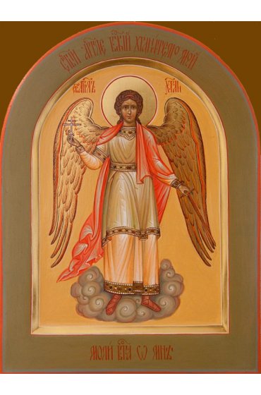 Икона Ангел Хранитель писаная, арт ИР-0624