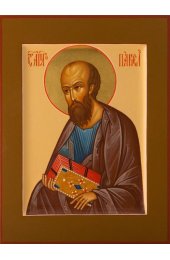 Икона Павел Апостол писаная, арт ИР-0190