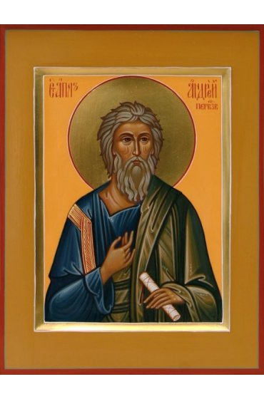 Икона Андрей Первозванный писаная, арт ИР-0494