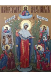 Икона Божьей Матери Всех Скорбящих Радость писаная, арт ИР-1465