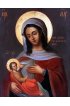 Икона Божья Матерь Блаженное чрево писаная, арт ИР-1474