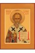 Икона Николай Чудотворец Мирликийский писаная, арт ИР-0565