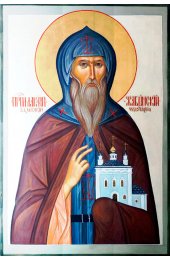 Икона Макарий Жабынский Чудотворец писаная, арт ИР-1120