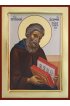 Икона Агафон Печерский Преподобный писаная, арт ИР-1358