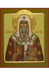 Икона Алексий Московский Чудотворец писаная, арт ИР-1360