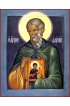 Икона Алипий Печерский Чудотворец иконописец писаная, арт ИР-1364