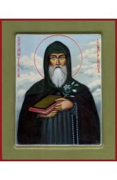 Икона Моисей Угрин Печерский писаная, арт ИР-1389